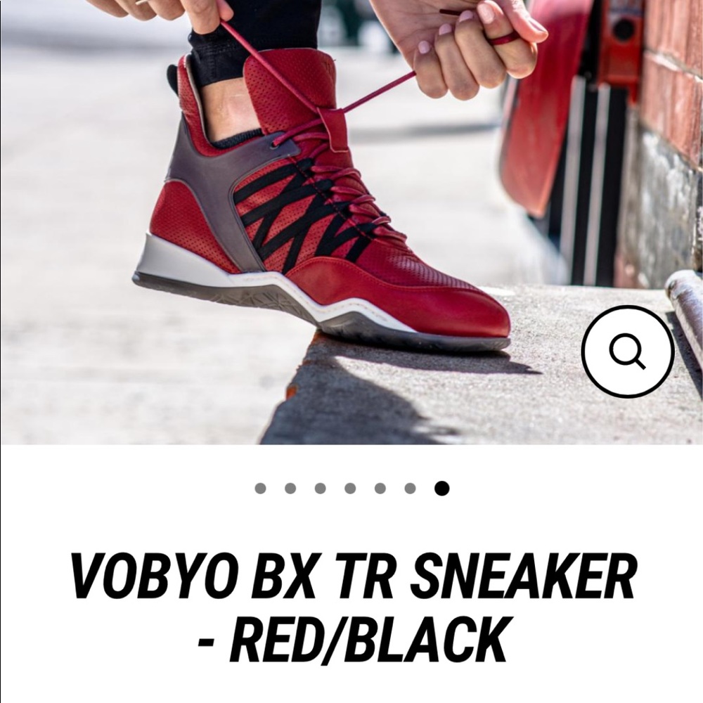 VOBYO RED/BLACK Boxing/Streetwear Sneaker